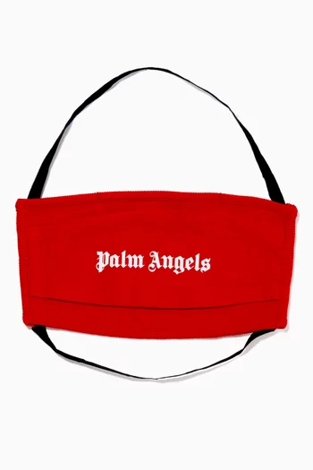 Logo Face Mask in Cotton     