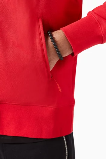 سوار خرز عقيق بتصميم مسبحة