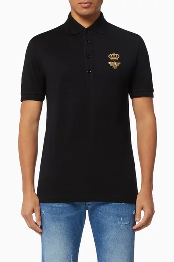Crown Bee Polo T-Shirt   