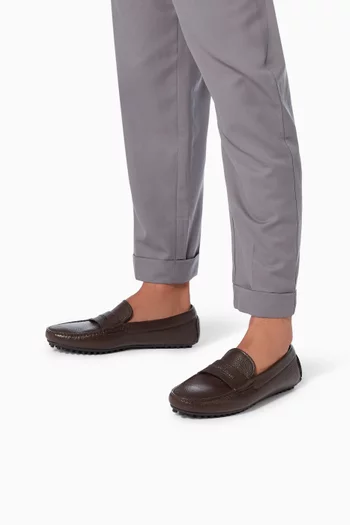 Driver Moccasins in Leather