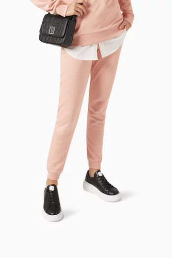 AX Chunky Sneakers in Faux Leather