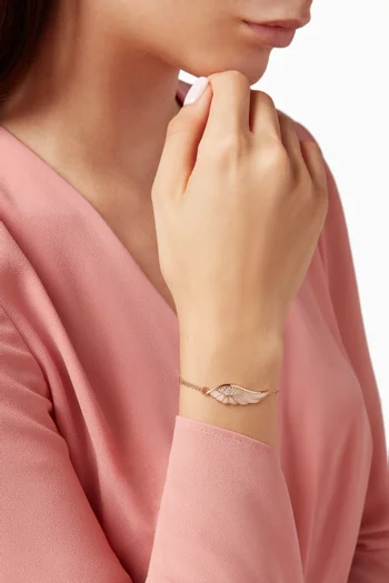 Wings Reflection 'Spring' Bracelet in 18kt Rose Gold    
