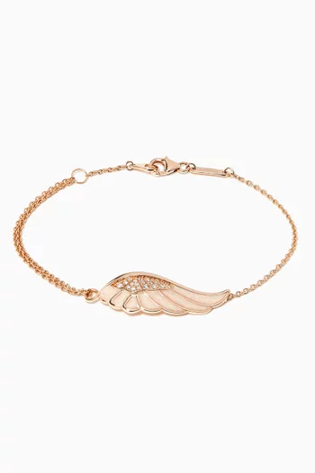 Wings Reflection 'Spring' Bracelet in 18kt Rose Gold    