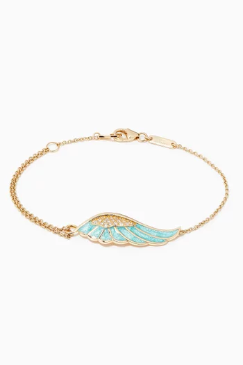 Wings Reflection 'Summer' Bracelet in 18kt Yellow Gold    