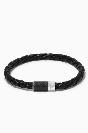 Carbon Bracelet in Leather     