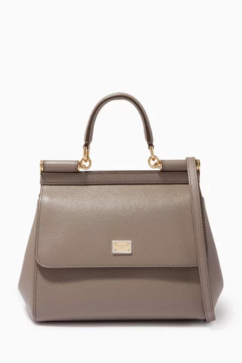 Small Sicily Bag in Dauphine Leather     