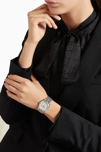 ساعة كرونومات 32 مرصعة بماس