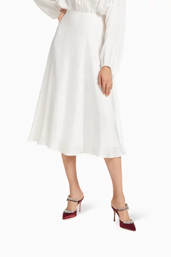 Lurum 90 Mules in Satin