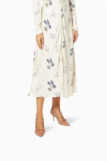 حذاء مورين 70 مفتوح من الخلف جلد نابا