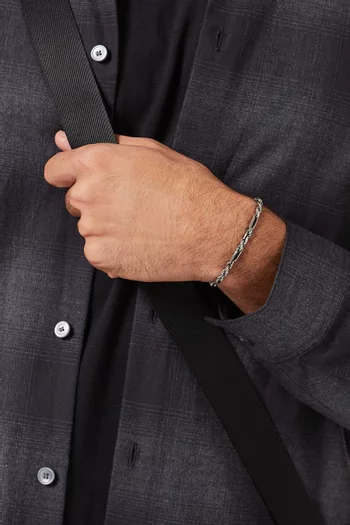 Chain Link Bracelet in Sterling Silver  