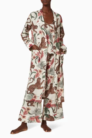 روب بنقشة سوليا قطن