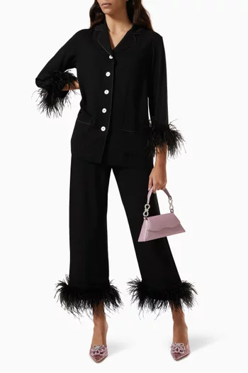 Party Pyjama Set in Viscose 