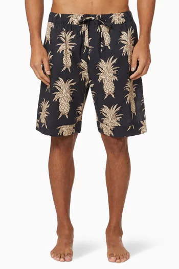 Howie Pineapple Pyjama Shorts     