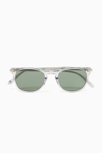 Kinney 49 Acetate Round-Frame Sunglasses    