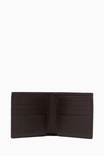 Bi-Fold Wallet in Intrecciato Calfskin  