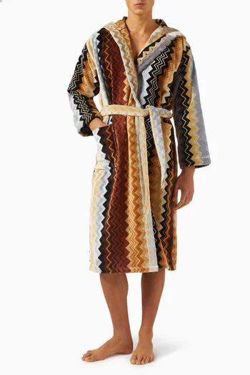 Unisex Giacomo Hooded Bathrobe