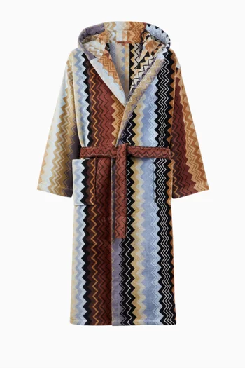 Unisex Giacomo Hooded Bathrobe