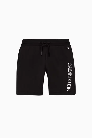 Institutional Logo Shorts in Organic Cotton Terry    