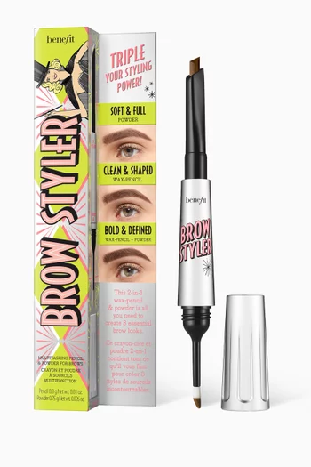 قلم شمعي وبودرة للحواجب براو ستايلر درجة 3.75