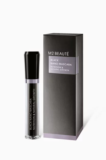 Black Nano Mascara Nutrition & Natural Growth, 6ml 