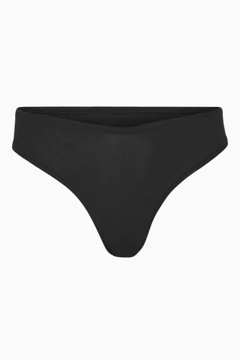 Cotton Jersey Dipped Thong         