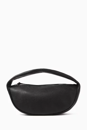 حقيبة كتف كوش جلد بارز الملمس