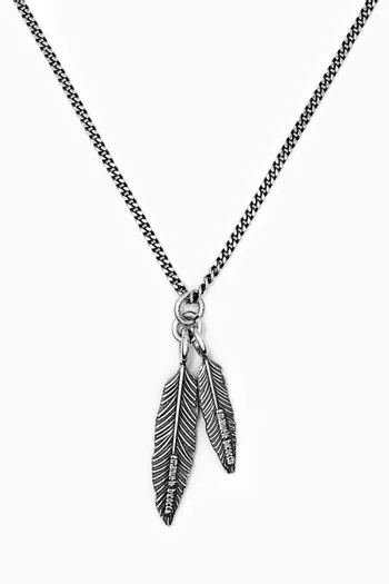 Feathers Chain Necklace   