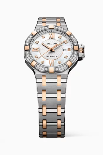 Saratoga Quartz Diamond Watch