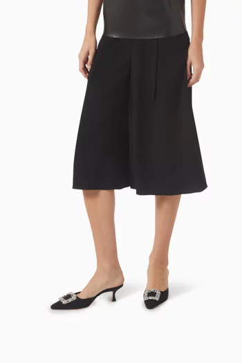 Maysale 50 Mules in Crepe de Chine Silk