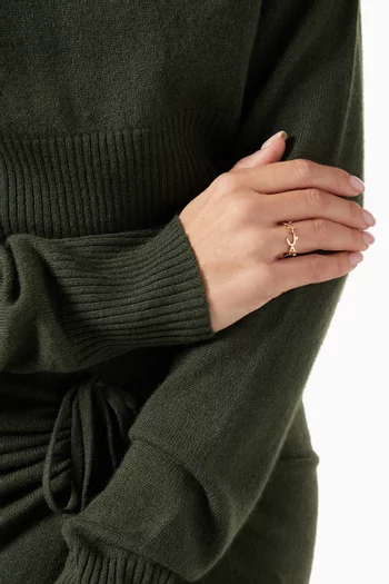 Yellow-Gold Maya Hob Ring