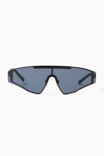 Vincent Mask Shape Sunglasses in Acetate