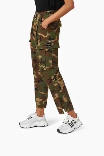 Daymaster Sneakers in Mixed Materials               