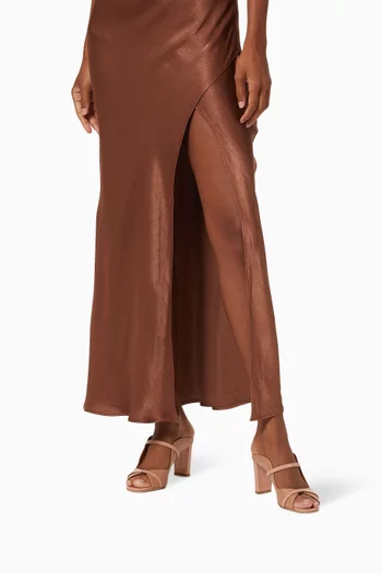 حذاء نورا 70 مفتوح من الخلف جلد نابا