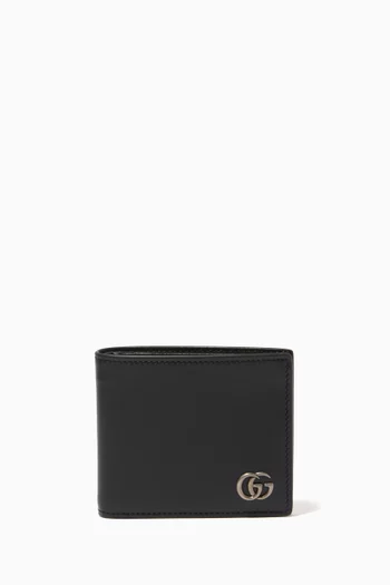 محفظة مارمونت جلد بشعار حرفي GG
