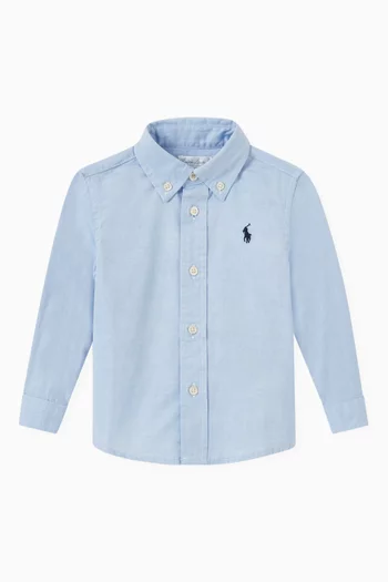 Slim Fit Oxford Shirt in Cotton  