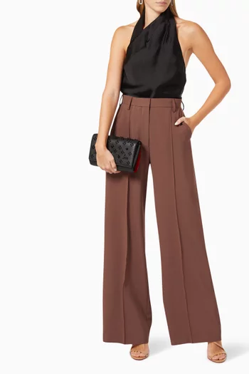 Paloma Embellished Clutch in Calf Leather