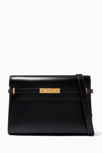Manhattan Shoulder Bag in Box SAINT LAURENT Leather
