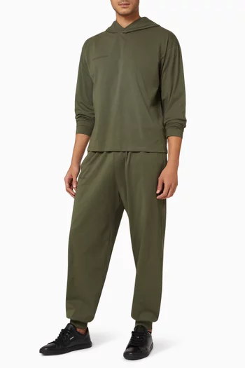 Lightweight Organic Cotton Loungewear Track Pants with C-FIBER™