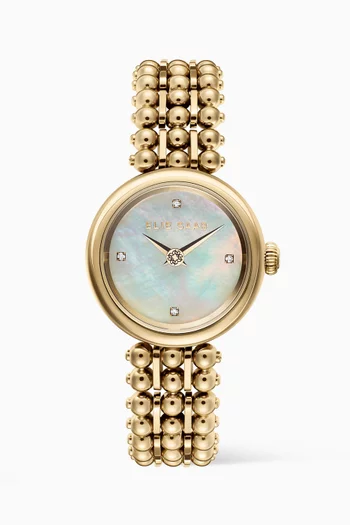 Idylle Perle Watch with Diamonds, 31mm          