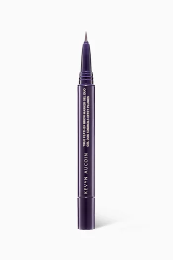 قلم للحواجب ترو فيذر مع جل درجة برونيت، 0.4 ملل