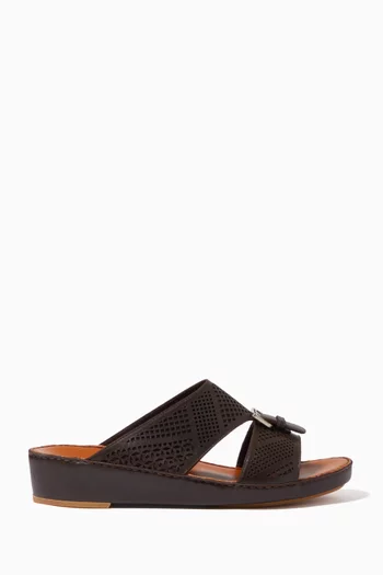 Cinghia Perforato Sandals in Softcalf       