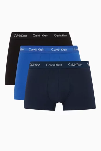 Logo Trunks in Cotton, Set of 3