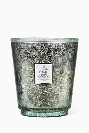 French Cade Lavender 5-Wick Hearth Candle, 400g  