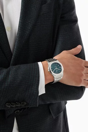 Automatic Thin Bracelet Watch, 41.5mm   