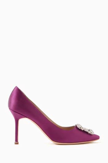 Hangisi 90 Jewel Pumps in Satin