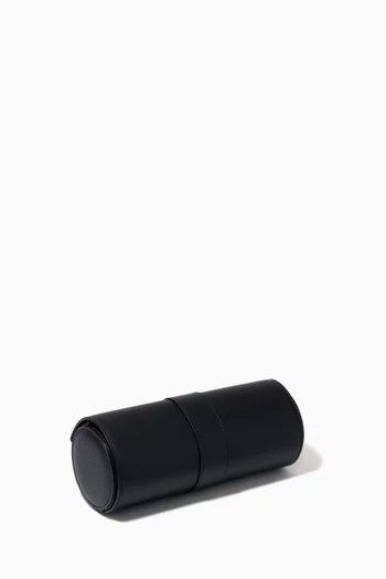 Panama Watch Roll in Crossgrain Leather