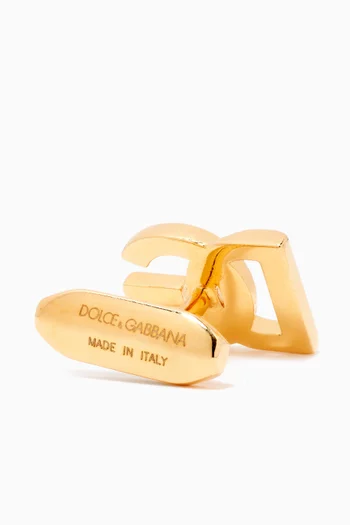 DG Logo Cufflinks in Gold