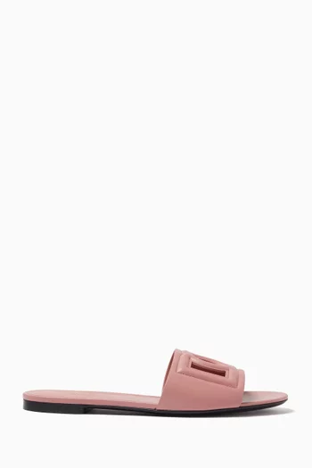 Bianca Logo-detail Sandals in Leather