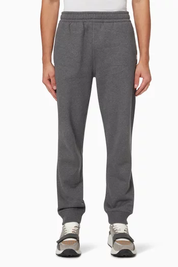 Stephan Check Panel Joggers in Melange   