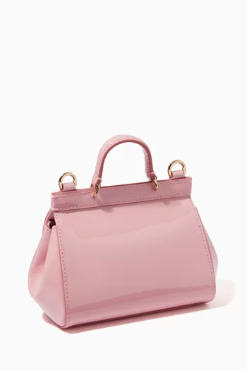 Mini Miss Sicily Top Handle Bag in Leather  